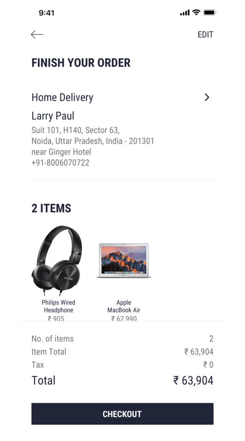 Self Checkout App screenshot 1